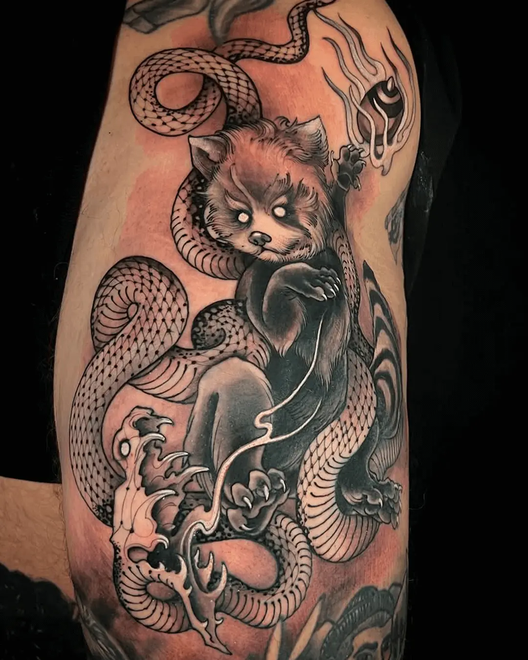 Panda Vermelho Tattoo